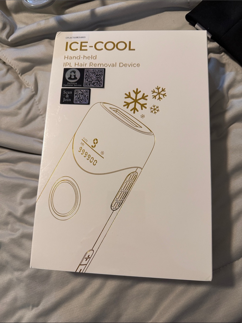 Hand-held IPL Hair Removal Device - White